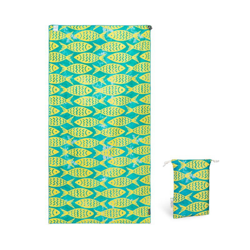 4몬스터 극세사 대형 다용도 비치타월 + 포켓 세트, 엘로우그린, 1세트 33,600원