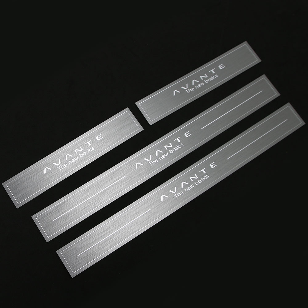 위드미카 아반떼 CN7 호환 알루미늄 도어스커프 몰딩 튜닝 악세사리 용품 54,000원