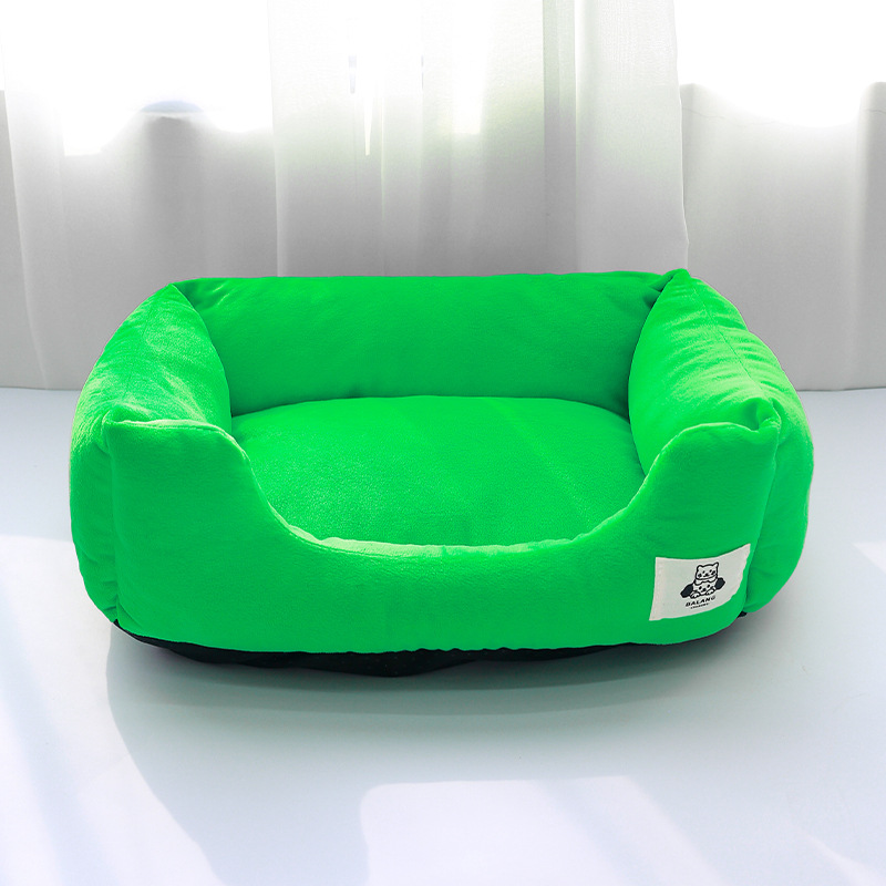 허니버블 반려동물 민무늬 도파민 꿀잠 사각 방석, 그린, 1개 19,750원