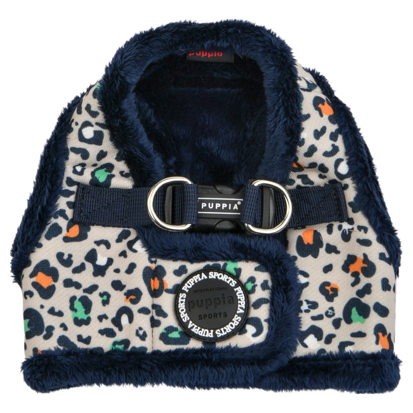 퍼피아 반려동물 기모 레오파드 컴포트 조끼형 하네스 12,010원