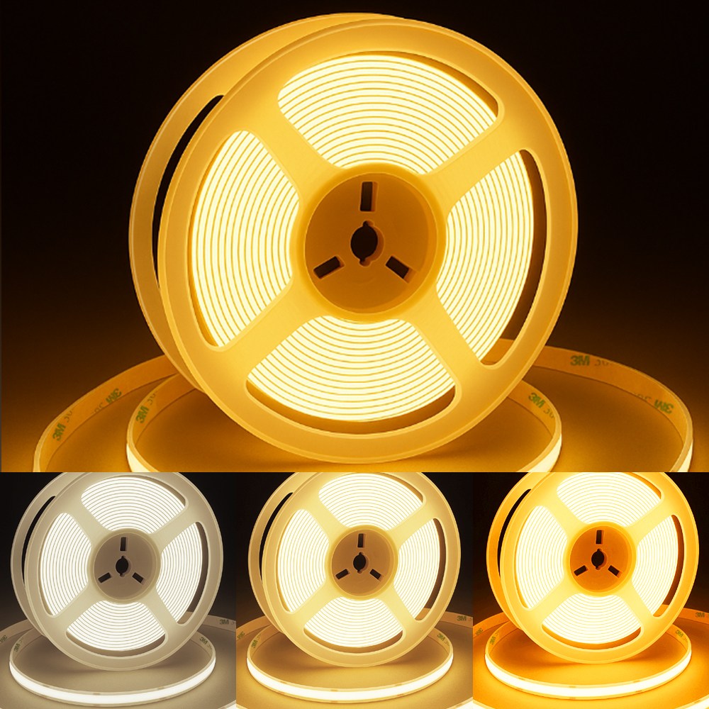 엘스토리몰 LED COB 스트립 프리컷 5M + SMPS 100W 안정기 포함 DC24V 줄조명 줄LED, 1개, smps + 3000K 전구색 54,000원