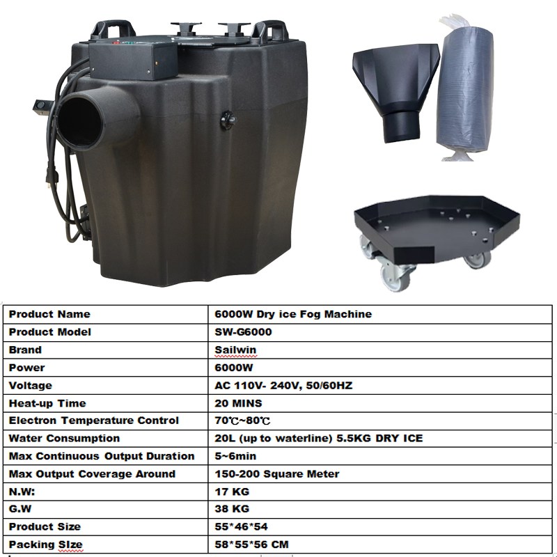 무대연기 기계 포그머신 효과 연무대 스모그 머신 실험용 연기발생기 연무기 드라이 아이스 포그 머신, 무대 특수 효과, 로우 그라운드 DMX512 스모크 머신, 파이프 포함 결혼식 1,844,300원