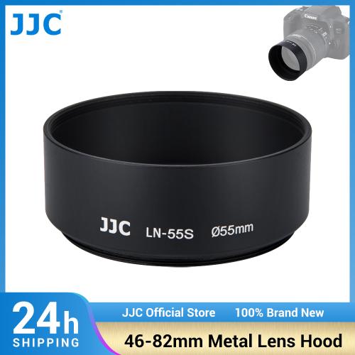 JJC-범용 금속 렌즈 후드 나사, 46mm 49mm 52mm 55mm 58mm 62mm 67mm 72mm 77mm 82mm, 캐논 니콘 소니 카메라 용 16,300원