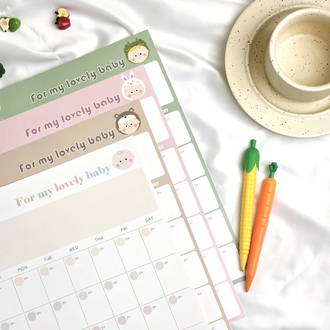 이유식달력 세트 페이퍼형 디데이 냉장고달력, 현재가 16,990원
