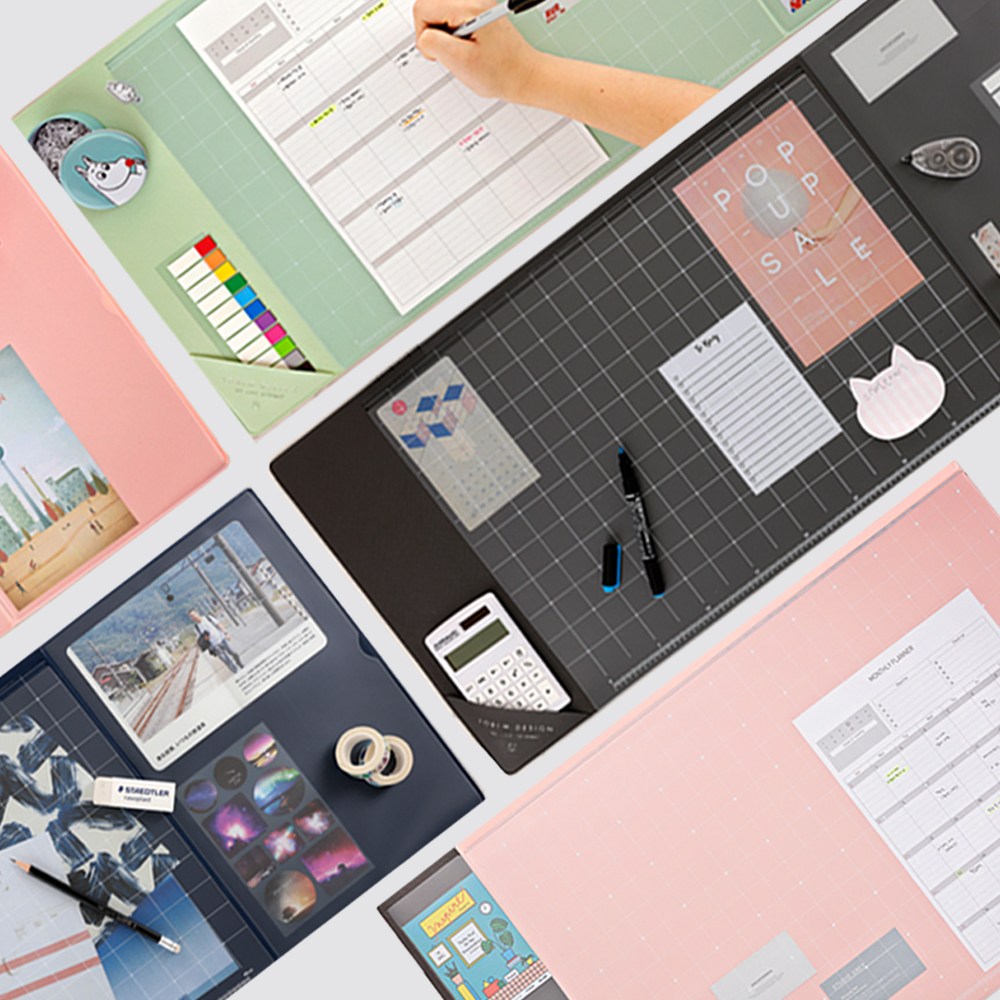 굿앤윌 데스크매트 논슬립 와이드 책상 패드, 그레이 15,900원