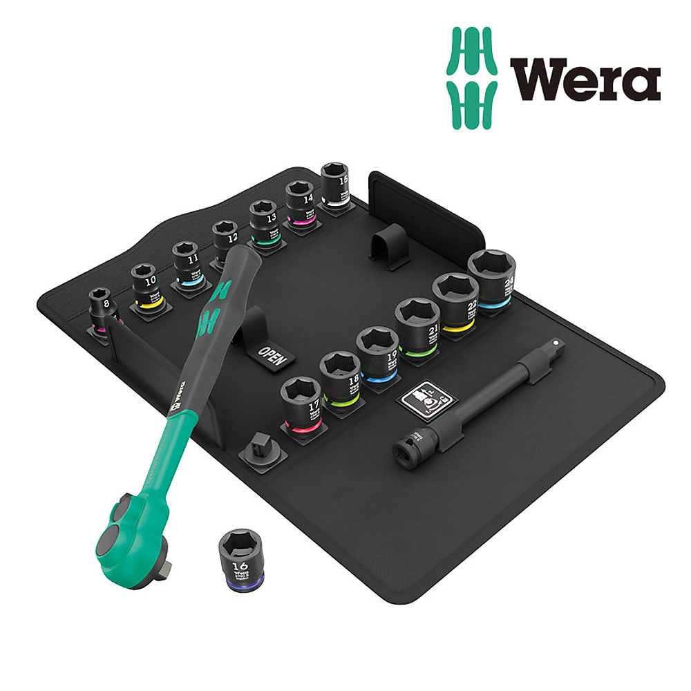 베라 Zyklop 라쳇&임팩소켓 세트 3/8형 8100 SB 12 Zyklop (16pcs ), 1개 200,200원