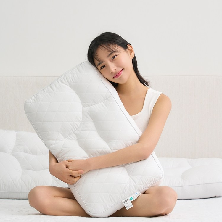 쿨메이트 프레쉬 베개 오코텍스 양모 필로우 꿀잠 경추 베개, 1개, 화이트 150,000원