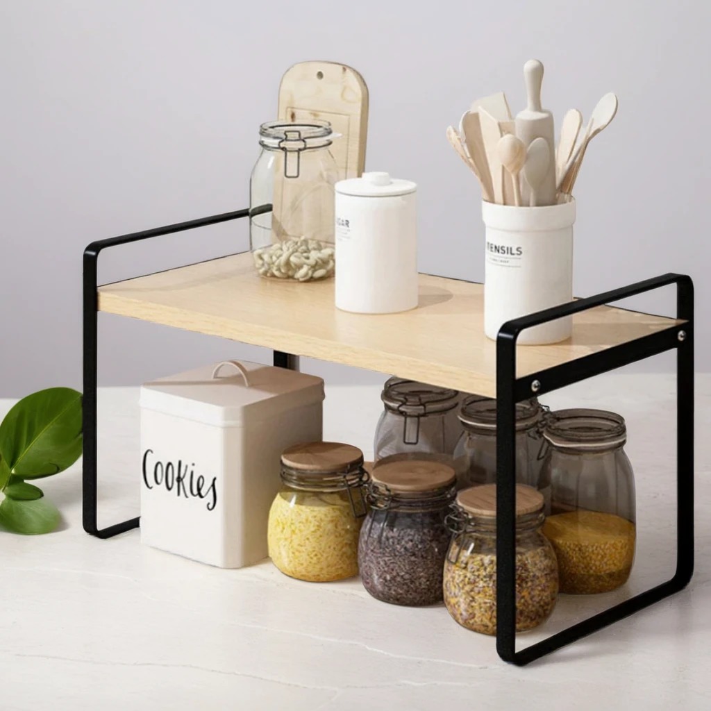 미모먼트 견고한 우드 철재 주방 욕실 선반 17,700원