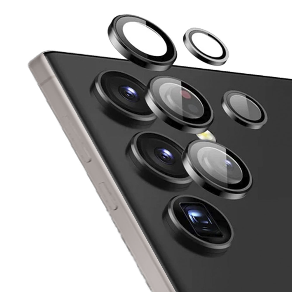 갤럭시S25/S25플러스/S25울트라 원터치장착 카메라렌즈보호 메탈링/카메라보호 강화유리, 1개 5,900원