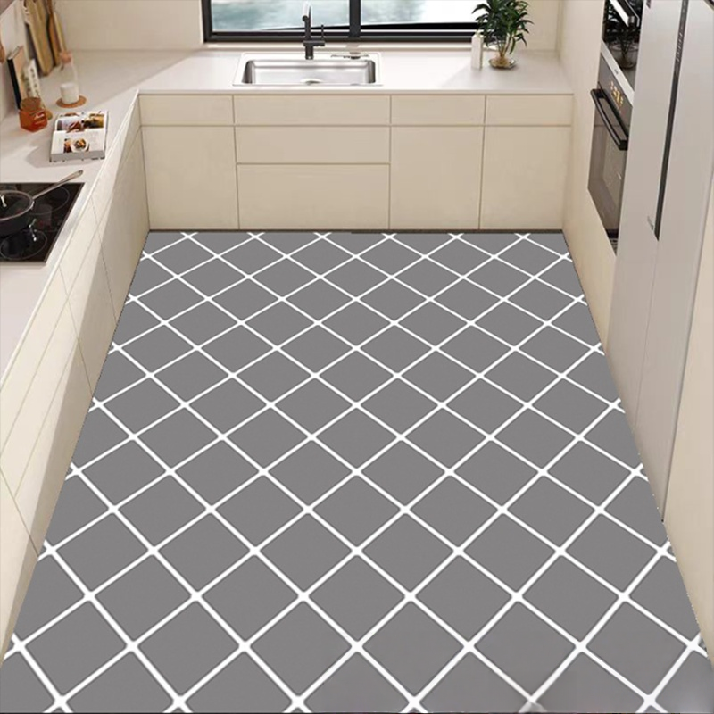 키친매트 대형 주방매트 가죽 미끄럼방지매트 바닥매트 현관 신발장 매트 싱크대매트 다용도 커팅, E002, 1개 44,900원