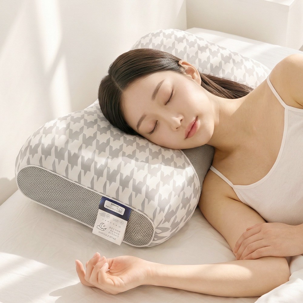 잔온 경추베개 목편한 숙면 베개, 1개, 그레이 16,900원