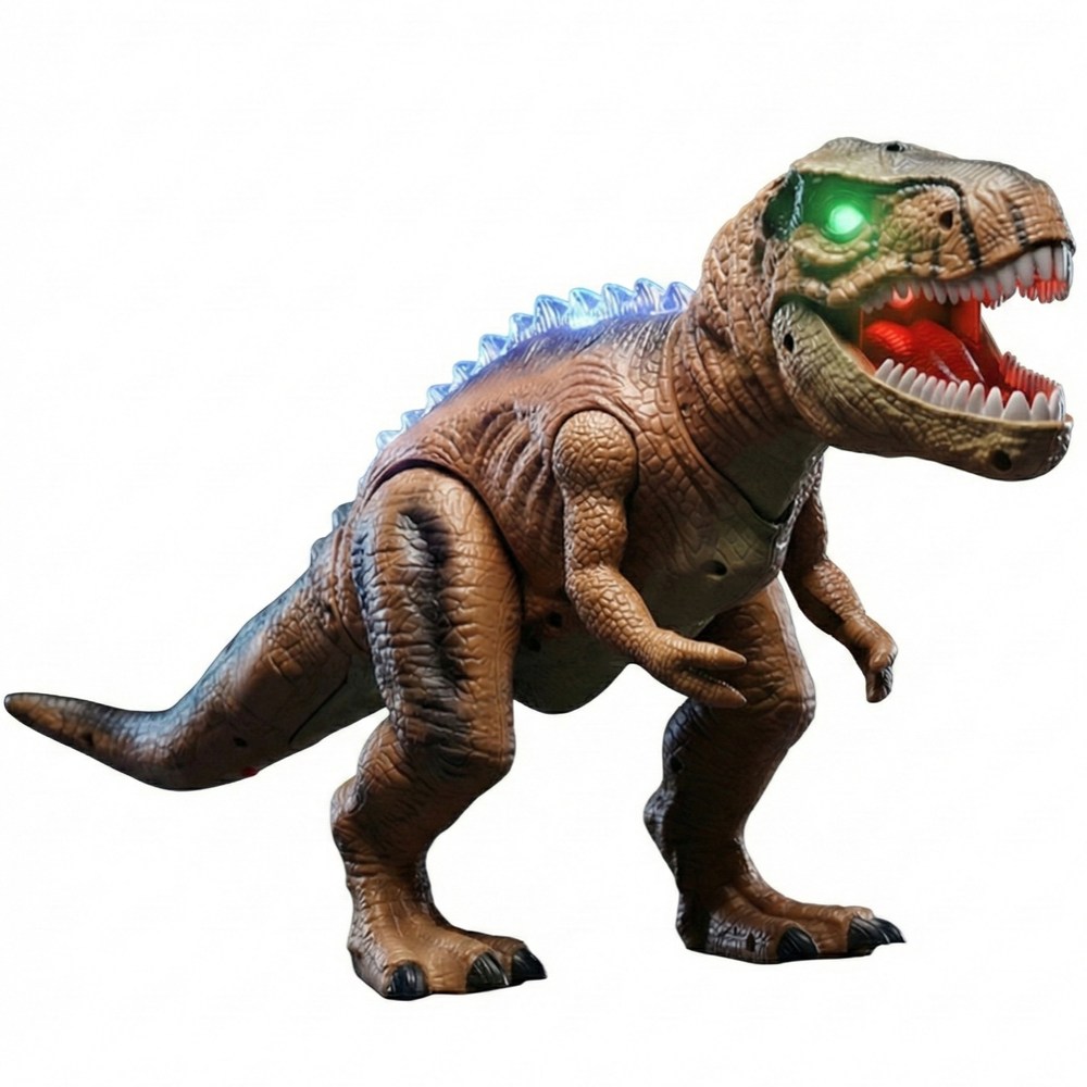 움직이는 어린이 공룡 장난감 티라노사우루스 소리나는 rc장난감, 1개, 쥬라 앰버 브라운 51,800원