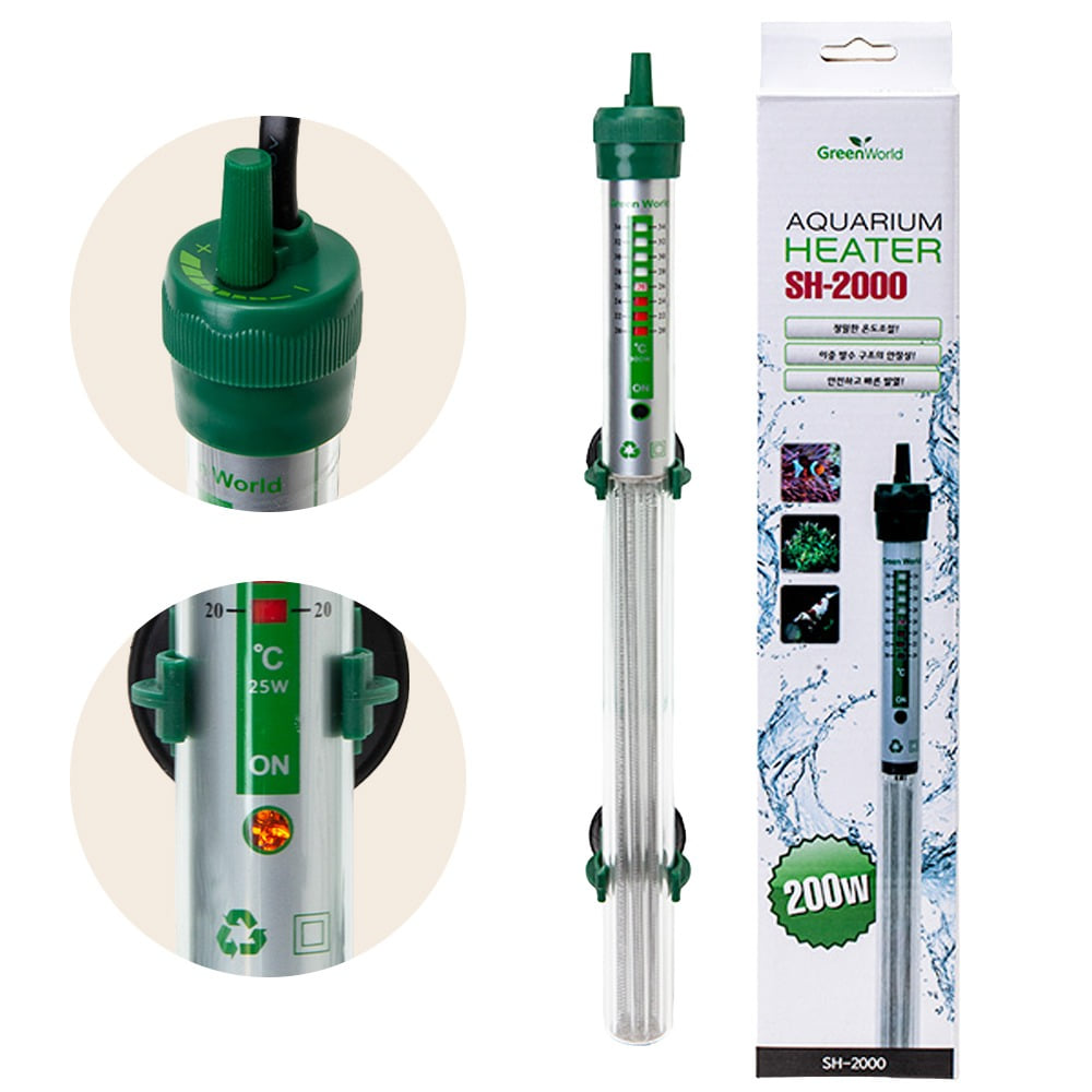 GreenWorld 그린월드 아쿠아리움 어항용 히터 200w 10,980원