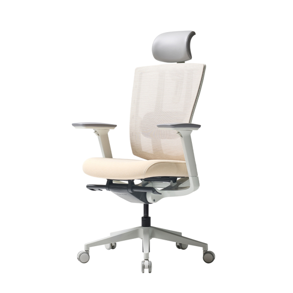 듀오백 브라보 프리미엄 BRP-200CW 메쉬 컴퓨터 책상 의자, 베이지 459,000원