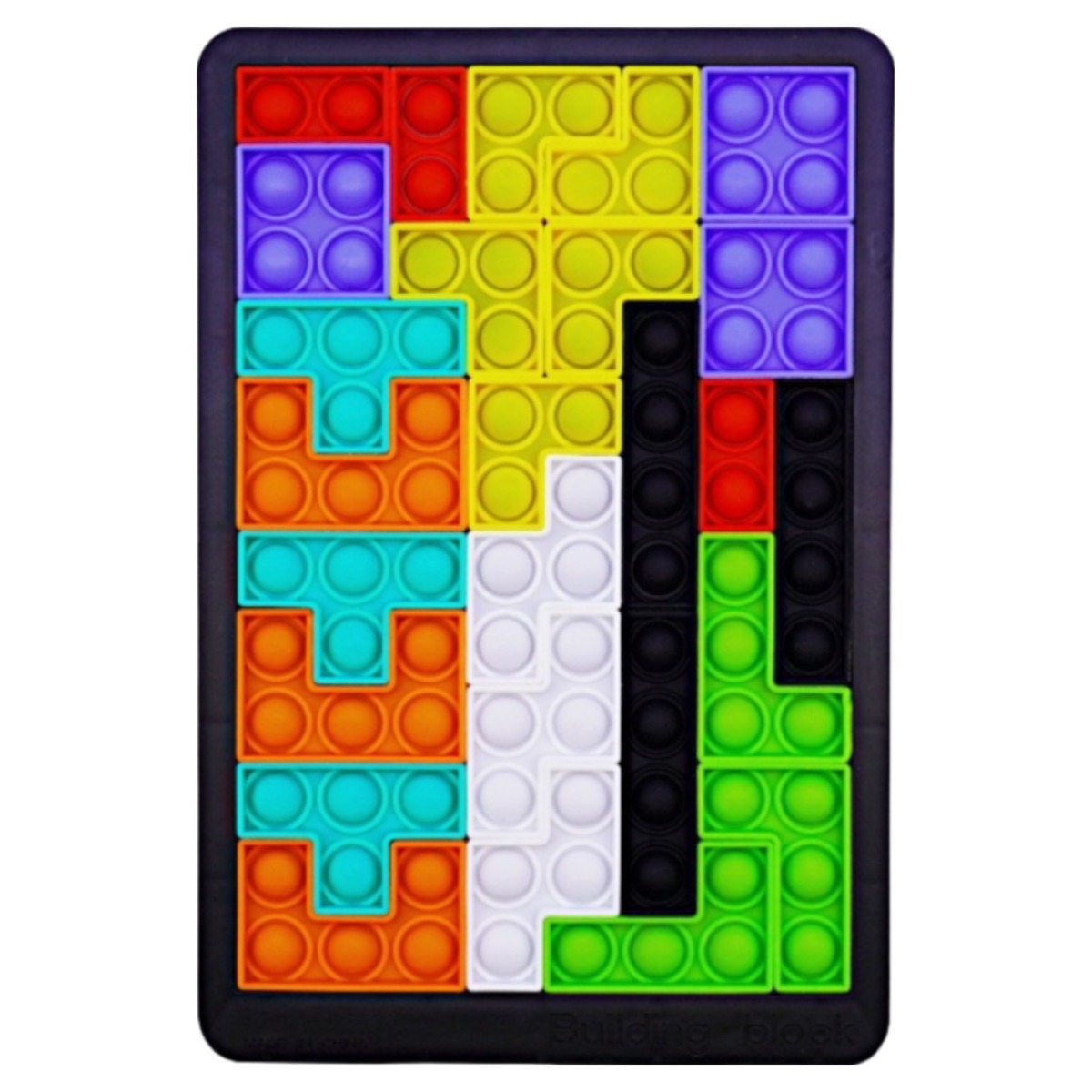 토이토 푸쉬팝 테트리스 퍼즐 푸시팝 버블 팝잇 세트, 26피스, 1개 12,400원