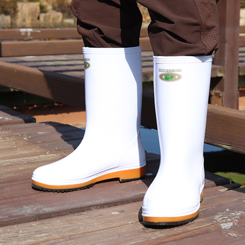 조은산업 미끄럼방지 안전장화 안티슬립 J-06 여성용 화이트 38,000원