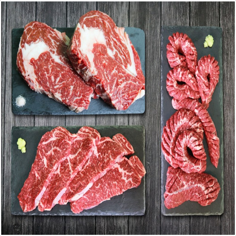 [쇠고기집] 국내산 프리미엄 1등급 냉장 소고기 인기 부위 12종 단품/세트 골라담기 육즙충만 구이용 53,500원