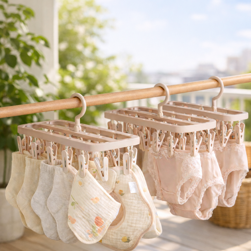 루메르 다용도 양말 건조대, 크림화이트 12,000원