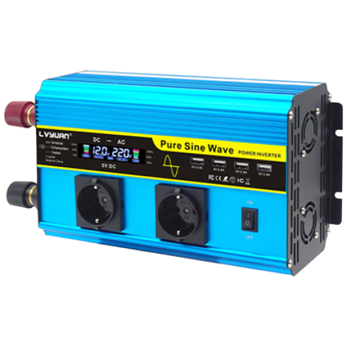 루앤 순수정현파 LCD 인버터 60hz 220V 캠핑용 차량용 차박 한국형 KC인증, 1개 199,000원