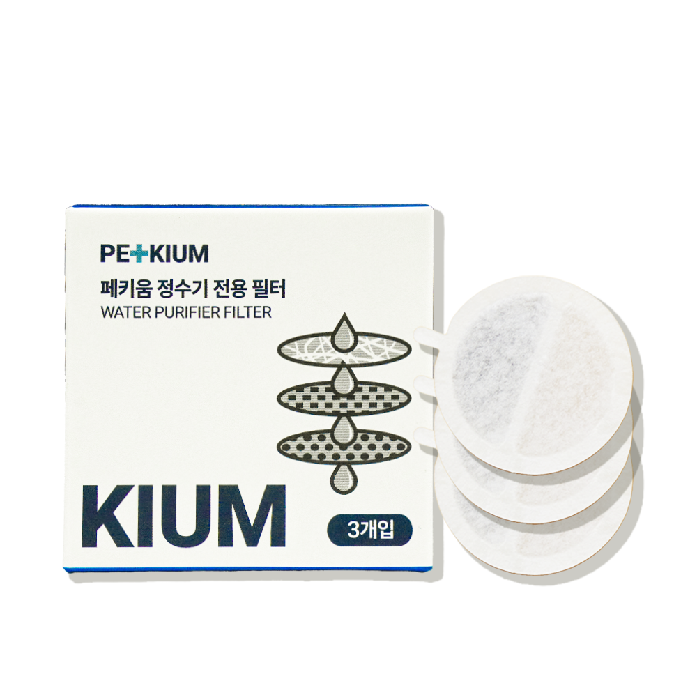 페키움 반려동물 급수기 정수기 전용 3중 필터, 3개입 16,480원