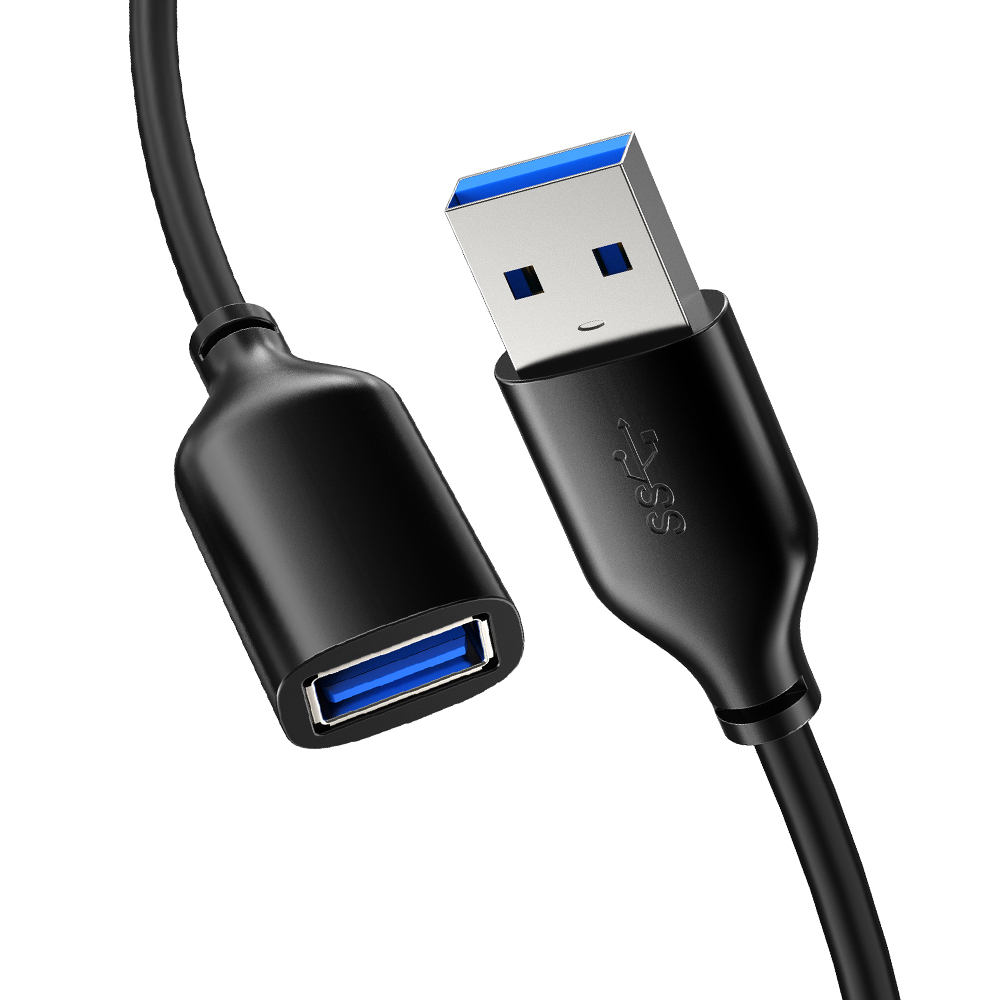 케이블타임 USB 3.0 고속 연장케이블 CA11 블랙, 1개, 0.5m 5,900원