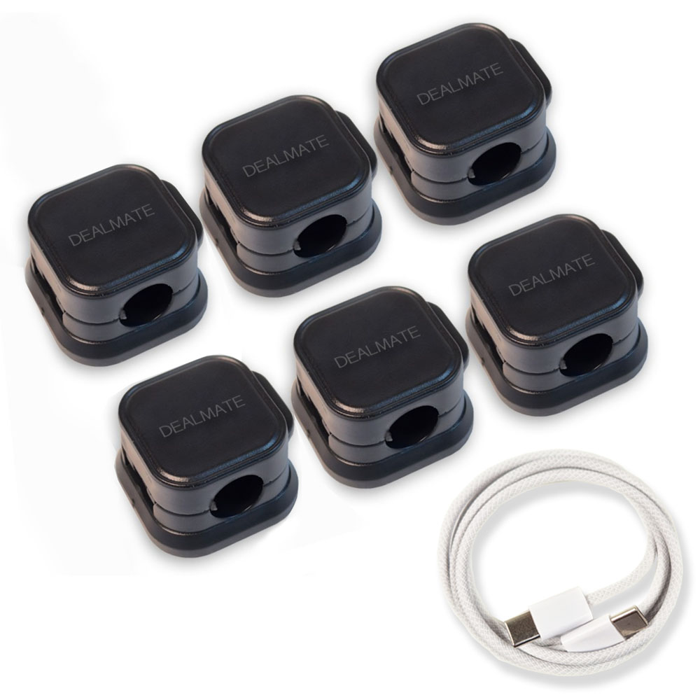 딜메이트 차량 자석 케이블 홀더 (케이블 포함) 접착식 선정리 전선홀더 5,800원