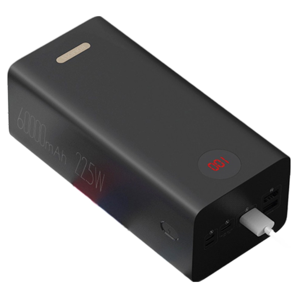 로모스 디스플레이 잔량 표시 멀티 충전 가능한 대용량 보조배터리 60000mAh PEA60 캠핑 차박 낚시용 최대 22.5W, 블랙 62,900원