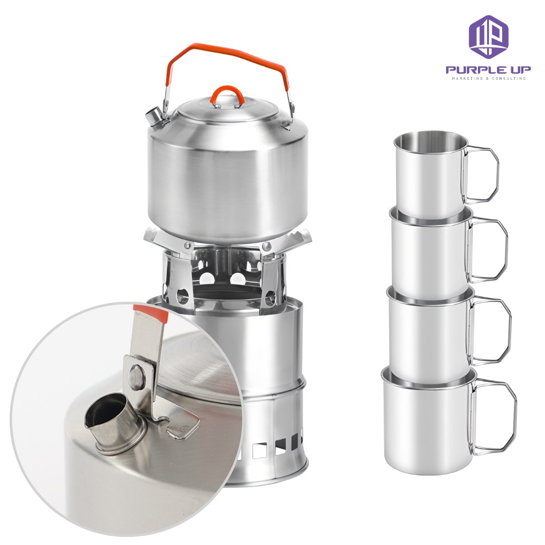 퍼플업 휴대용스토브 캠핑용품버너 캠핑버너 세트 등산 고화력 1.5L 66,060원