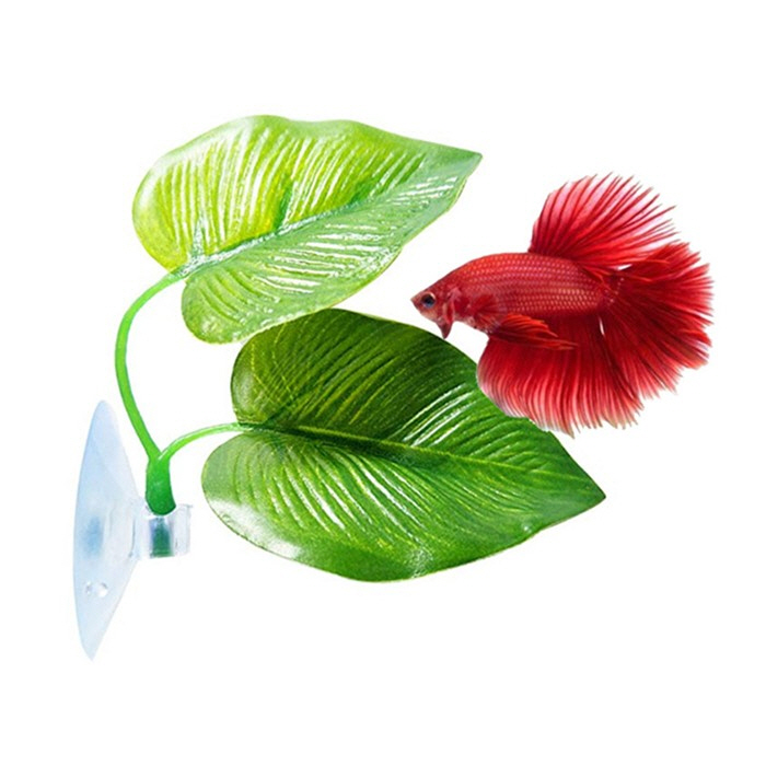 수족관 꾸미기 잘자요 미니 어항베타 구피 침대 보금자리 은신처 물고기 키우기 조경 식물 2,610원