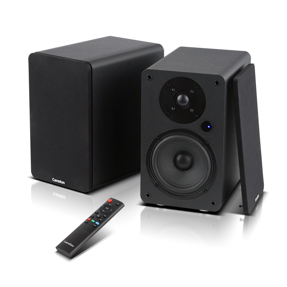 캔스톤 2채널 블루투스 북쉘프 PC 컴퓨터 TV 스피커, 블랙, R60BT 198,000원