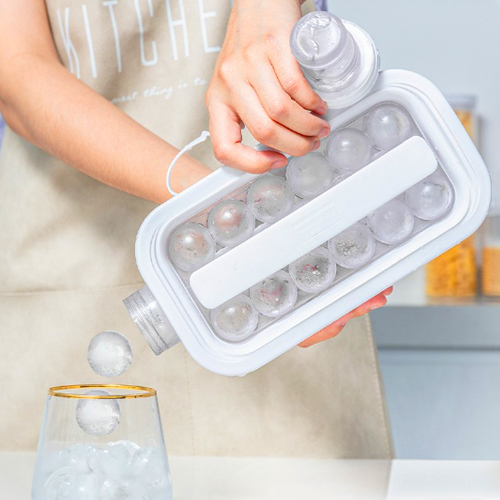 휴대용 얼음 얼음틀 손잡이 실리콘 원터치 아이스볼메이커, 1개 15,900원