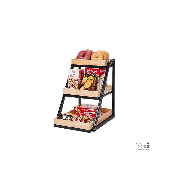 오리스타 우드 모나코 3단 베이커리 진열대 177,200원