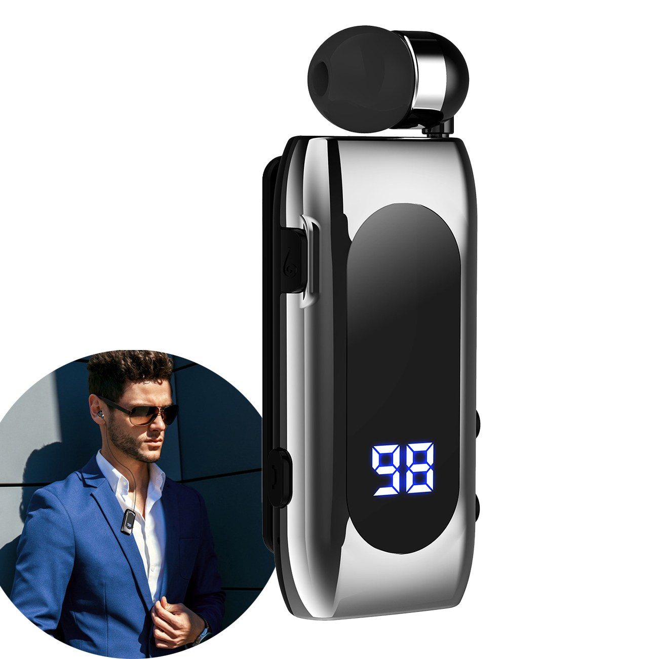 블루투스 이어폰 핸즈프리 원터치 집게형 클립형 멀티페어링 C타입 유선 노이즈캔슬링 생활 방수 비즈니스 22,210원