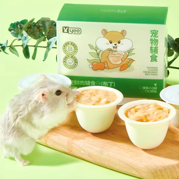 도치퀸 이유식 고기 푸딩 햄스터 간식, 3개, 100g 12,000원