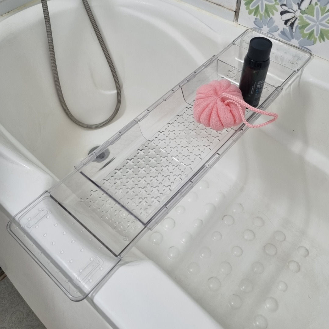 데일리씨 힐링 반식욕 트레이 길이 조절 욕조 거치대 12,900원