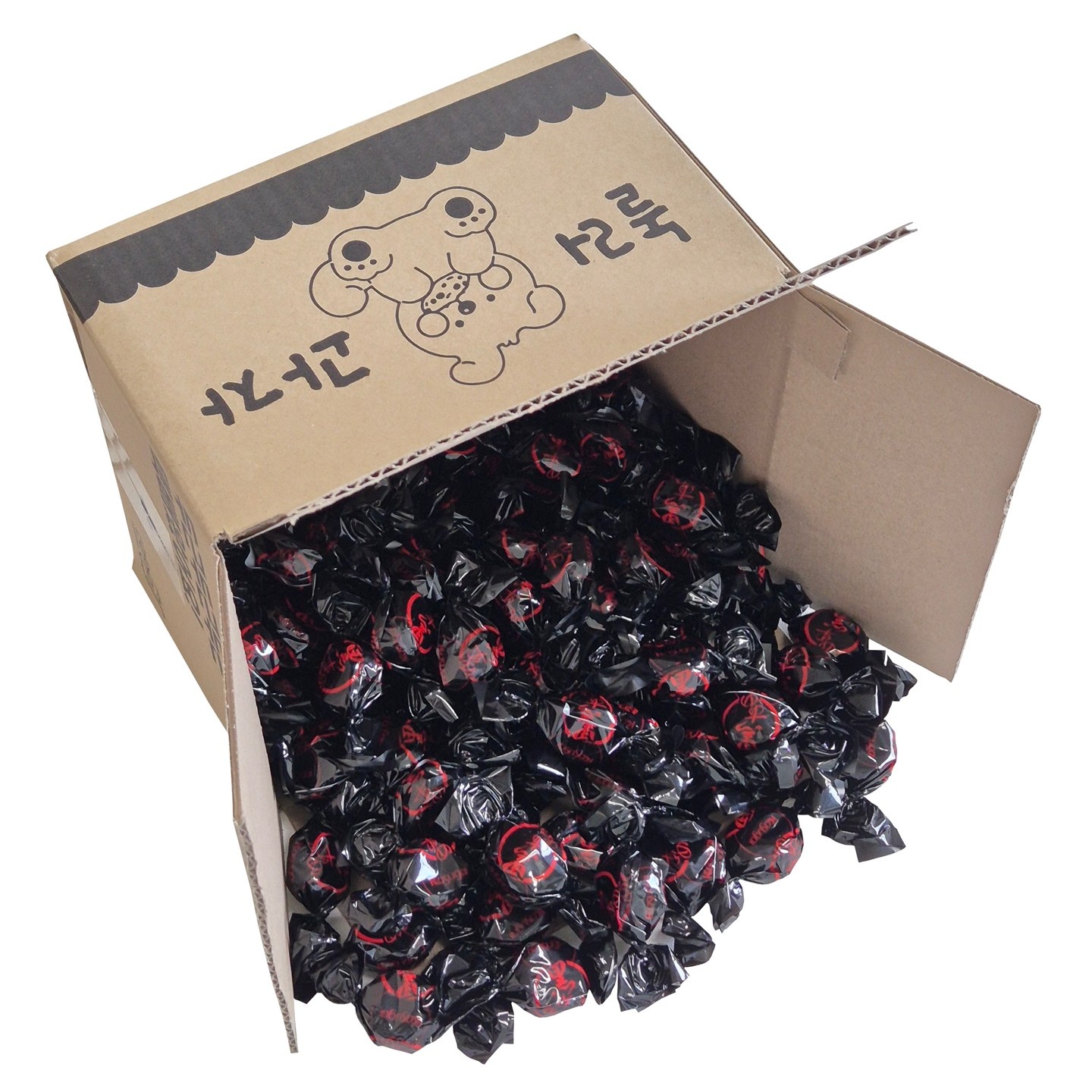 [놀러과자] 카수가이 구로 아메 흑설탕 사탕 대용량 개별포장, 100개, 7.6g 18,500원