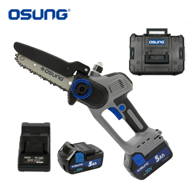 오성 무선 충전 전동 체인톱 기계톱 150mm OTS-2060BL 5.0Ah 298,400원