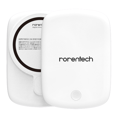 로랜텍 파스텔 아이폰 맥세이프 갤럭시 고속 무선충전 보조배터리 QC3.0 10000mAh 33,000원