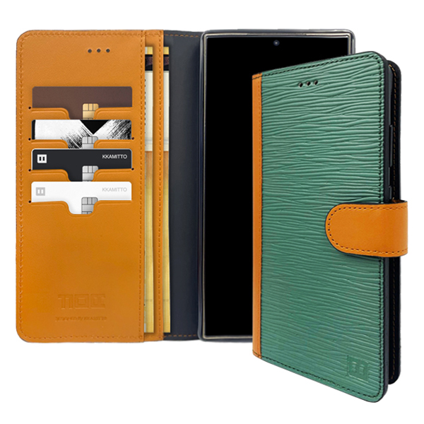 까미또 에센셜 컬러블럭 천연소가죽 다이어리 휴대폰 케이스 35,800원