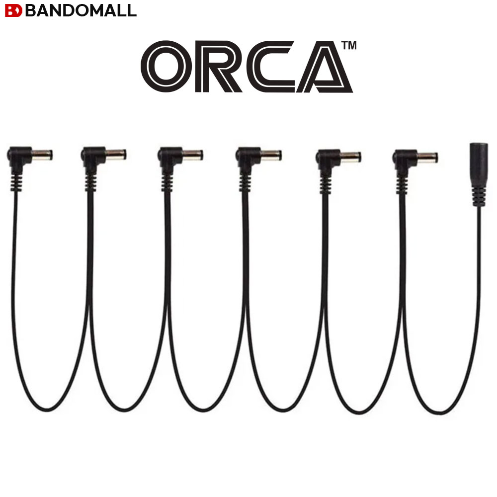오르카 이펙터 기타 페달 DC케이블 문어발 6구 ORCA ODC-AJC6 14,660원