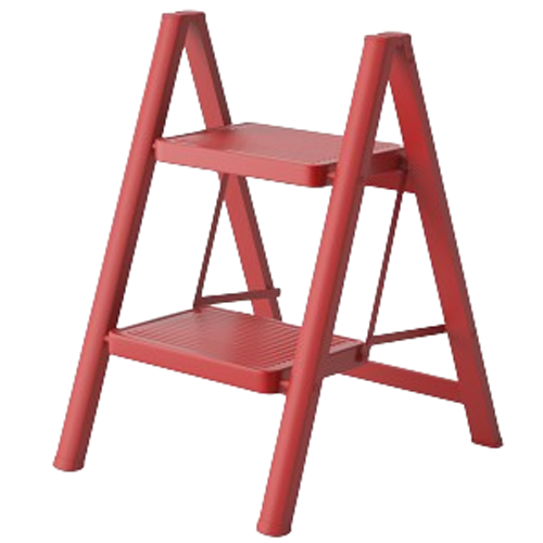 코끼리리빙 가정용 접이식 사다리 A11 2단 레드 23,900원
