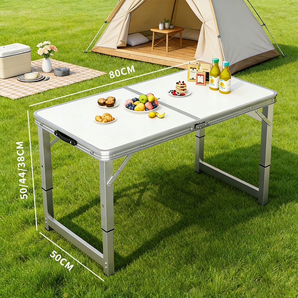 Ageye 캠핑 아웃도어 접이식 미니 테이블 경량 좌식 사이드 폴딩 테이블, 은백색 45,000원