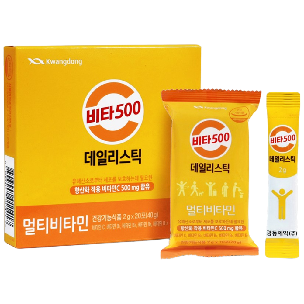광동 비타500 데일리스틱 2g x 20포, 2g, 20개 8,900원