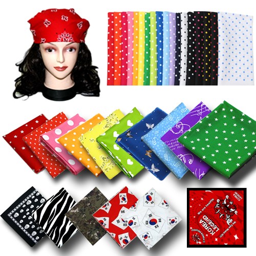 조아몰 반다나 스카프 등산 손수건 두건 1,700원