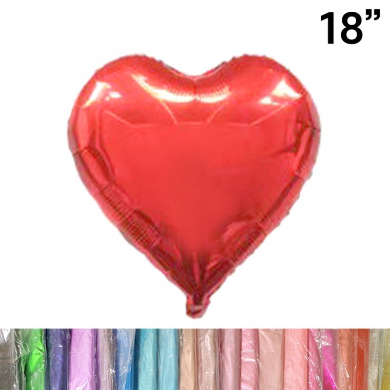 하트은박풍선 18인치 파티소품 이벤트 프로포즈용으로 재격인 하트풍선 싸게 가져가세요, 1개, 기타색상 640원