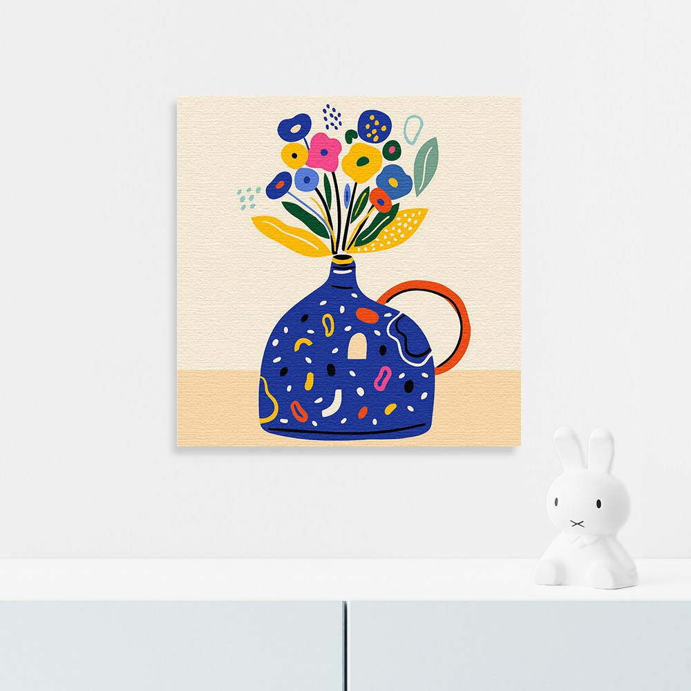 플레이어바웃 DIY 블루 화병 명화그리기 세트 유화 20 x 20cm 9,900원