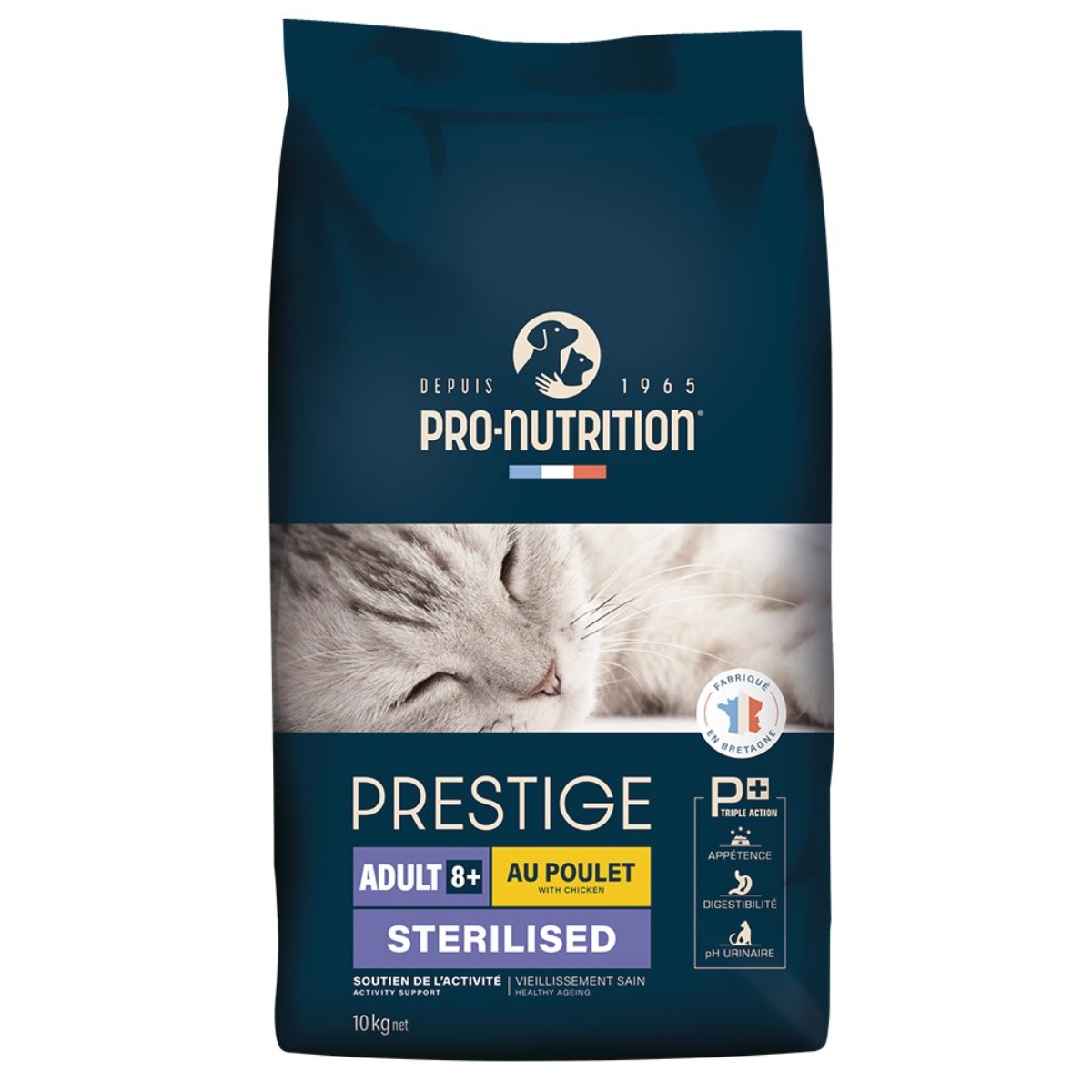 (향균 삽 증정) 프레스티지 캣 시니어 8+ 노령묘 관절 신장 건강 건식 고양이 사료 2kg, 10kg, 1개, 닭 99,000원