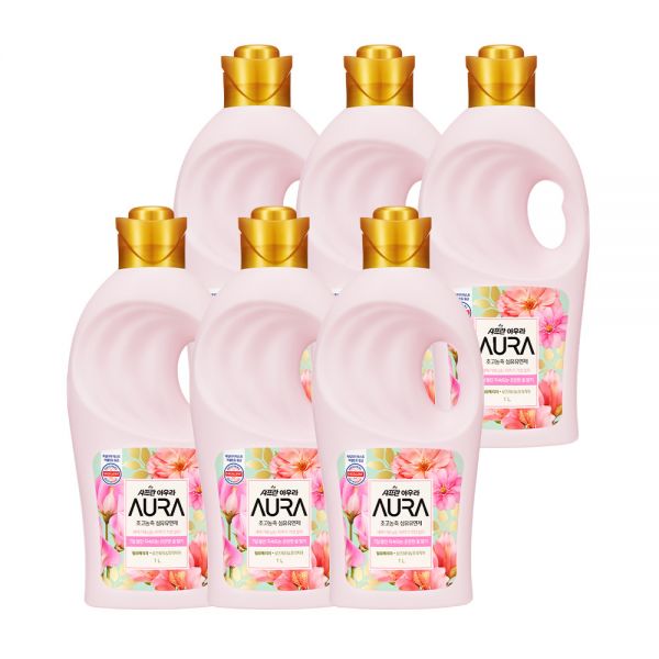 아우라 윌유메리미 섬유유연제 용기 1L 6개 + 추가(동일 향 1L 1개) 41,200원