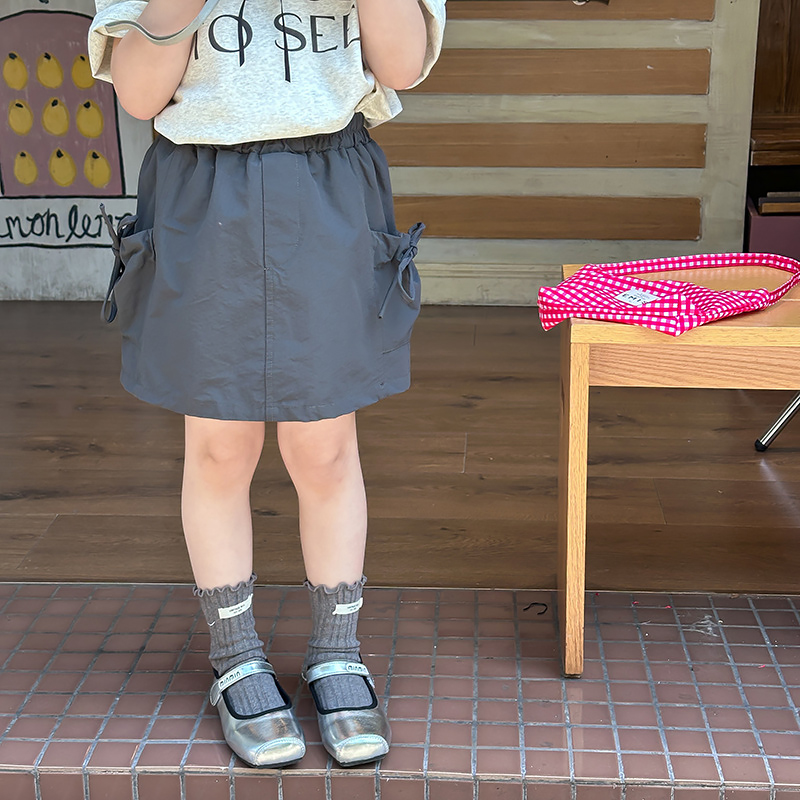 스타빈 여아용 리본포켓 카고 밴딩 스커트 22,800원
