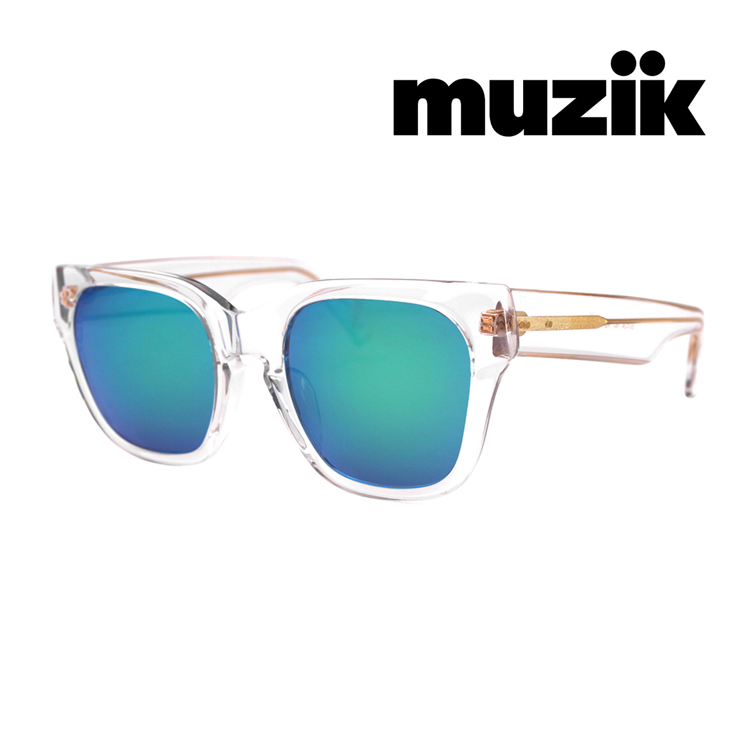 뮤지크 HIPHOP 06 GR 힙합 스퀘어 뿔테 미러렌즈 오버사이즈 프랑스 선글라스 68,000원